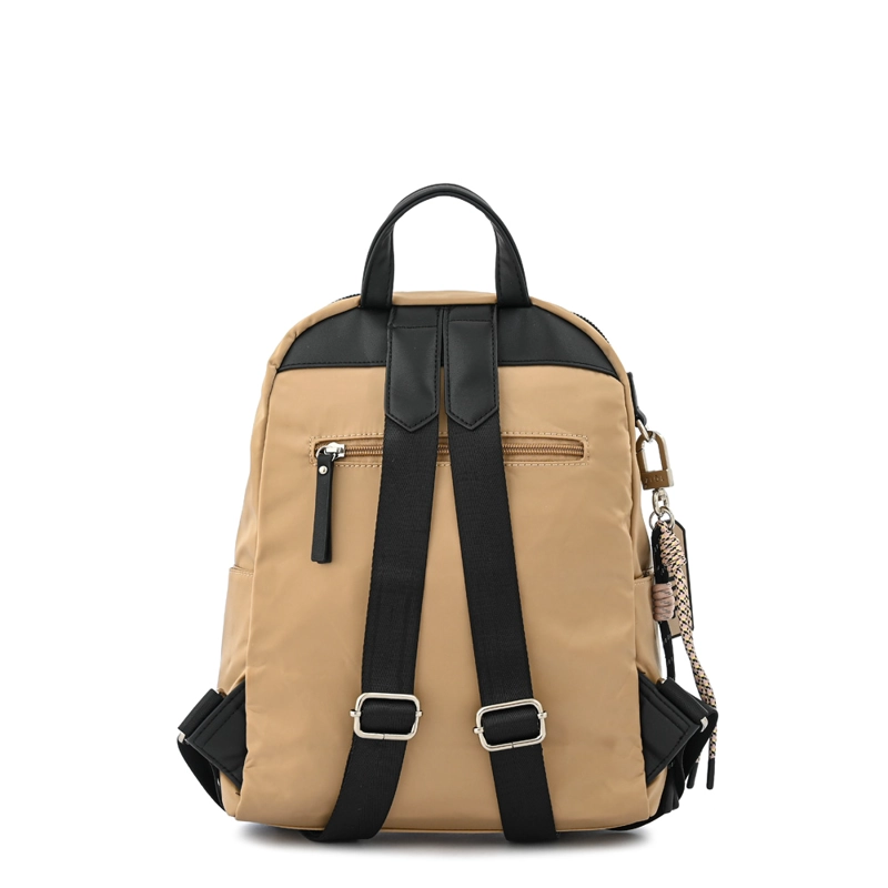 MOCHILA PERLINA MEDIANA BEIGE - 3