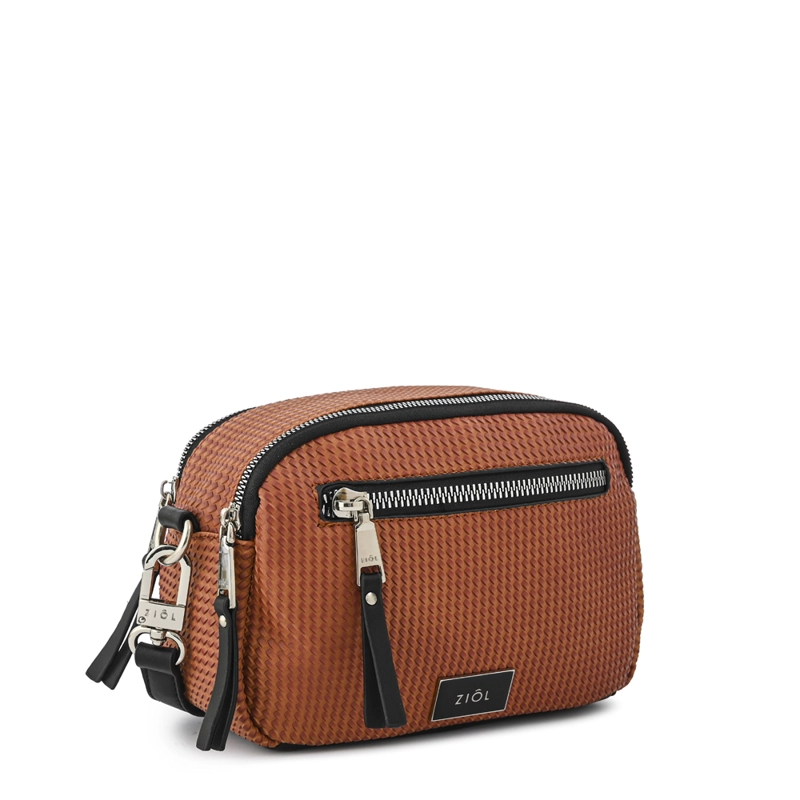 CARTERA BANDOLERA CINDY MEDIANA CAFE - 2
