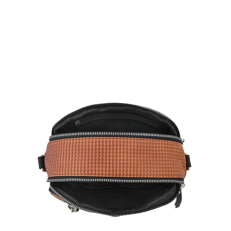 CARTERA BANDOLERA CINDY MEDIANA CAFE - 4