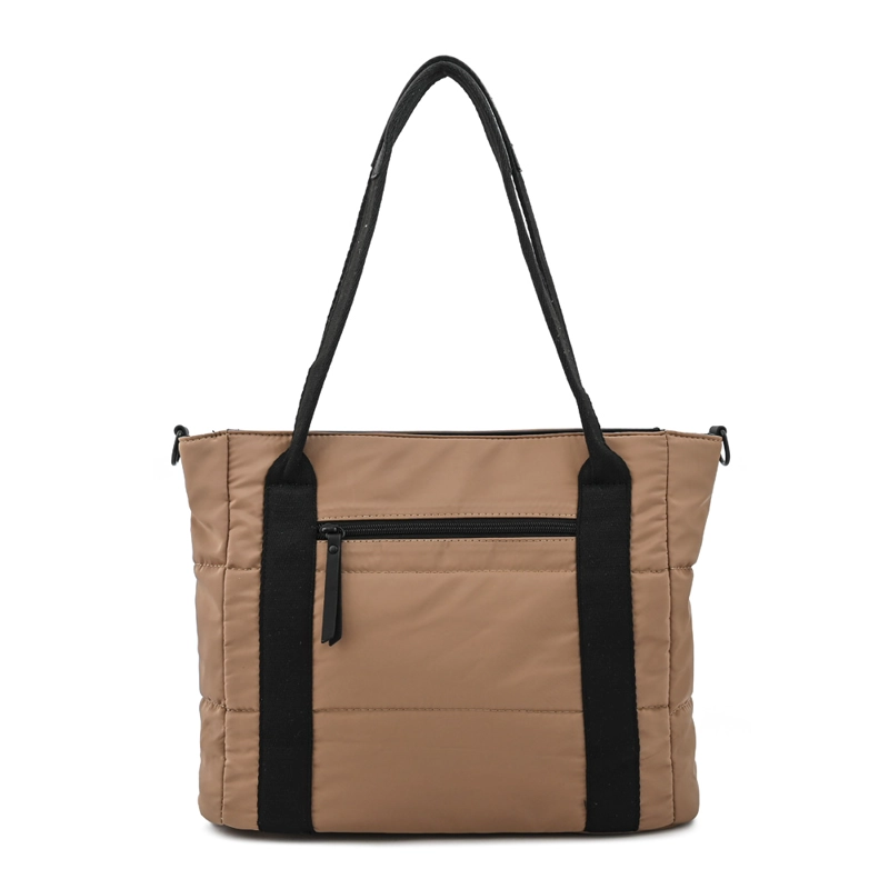 CARTERA TOTE TRES DIVISIONES FLORENCE MEDIANA BEIGE - 3