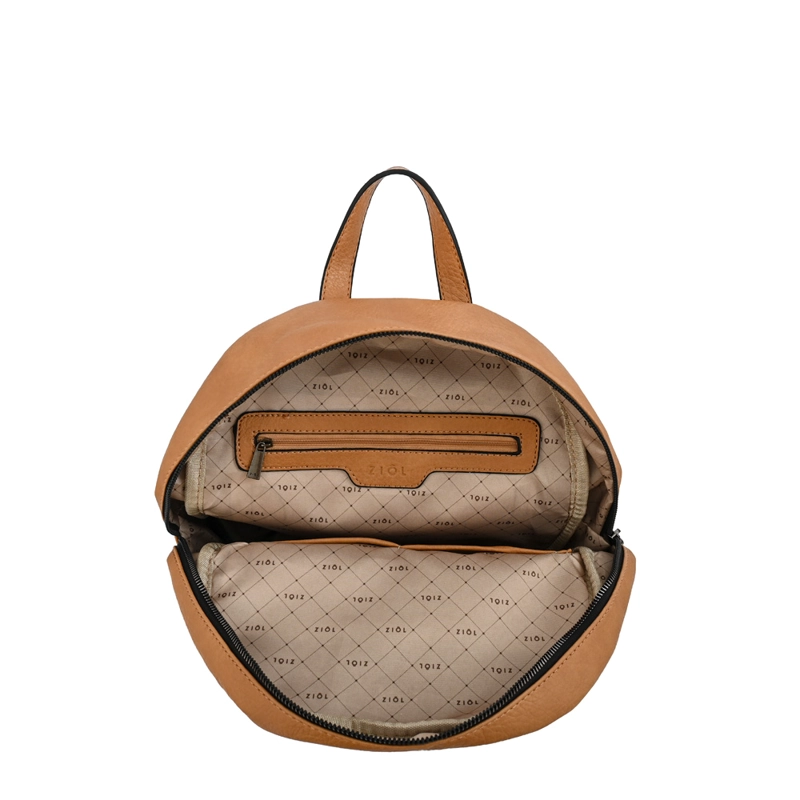 MOCHILA CINCI MEDIANA BEIGE OSCURO - 4