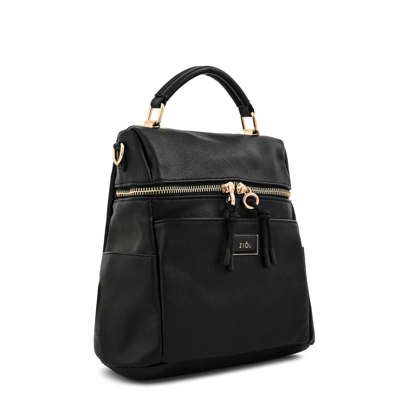 MOCHILA AOKA MEDIANA NEGRO - 2