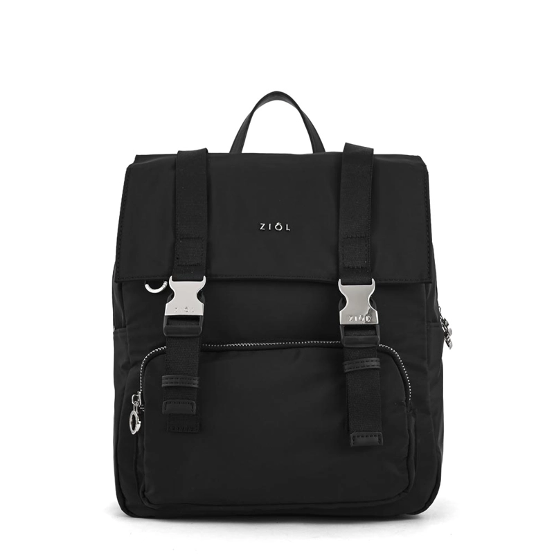 MOCHILA IVONNE MEDIANA NEGRO - 1