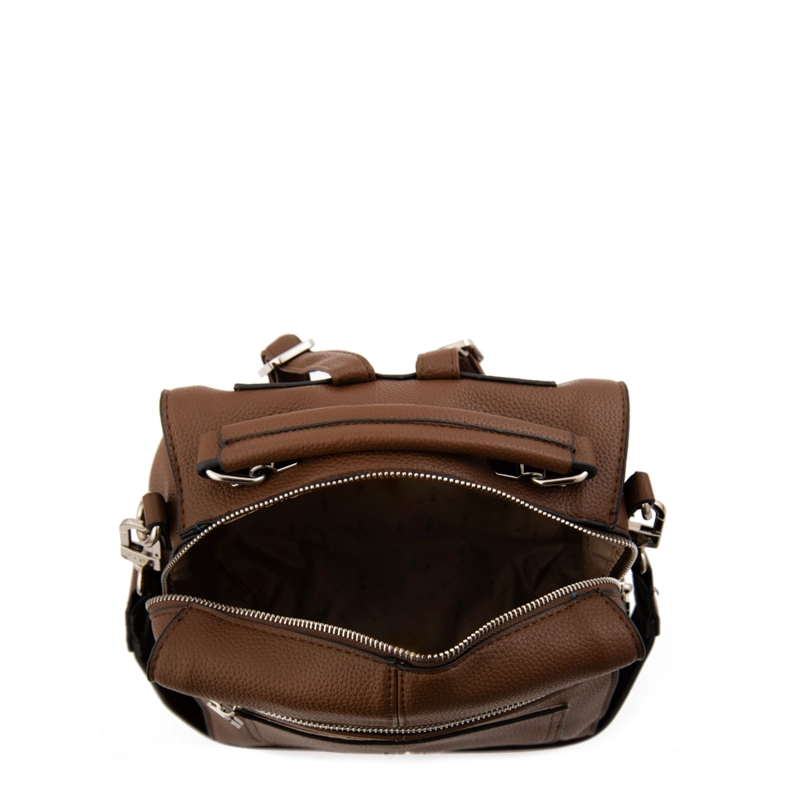 MOCHILA HELA MEDIANA CAFE  OSCURO - 4