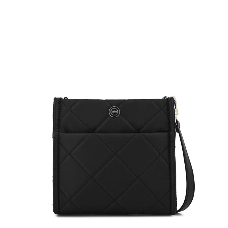 CARTERA BANDOLERA FIORA MEDIANA NEGRO ESPECIAL - 1
