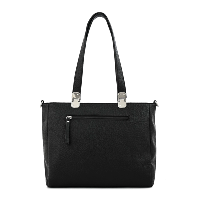 CARTERA TOTE TRES DIVISIONES JELENA MEDIANA NEGRO ESPECIAL - 3