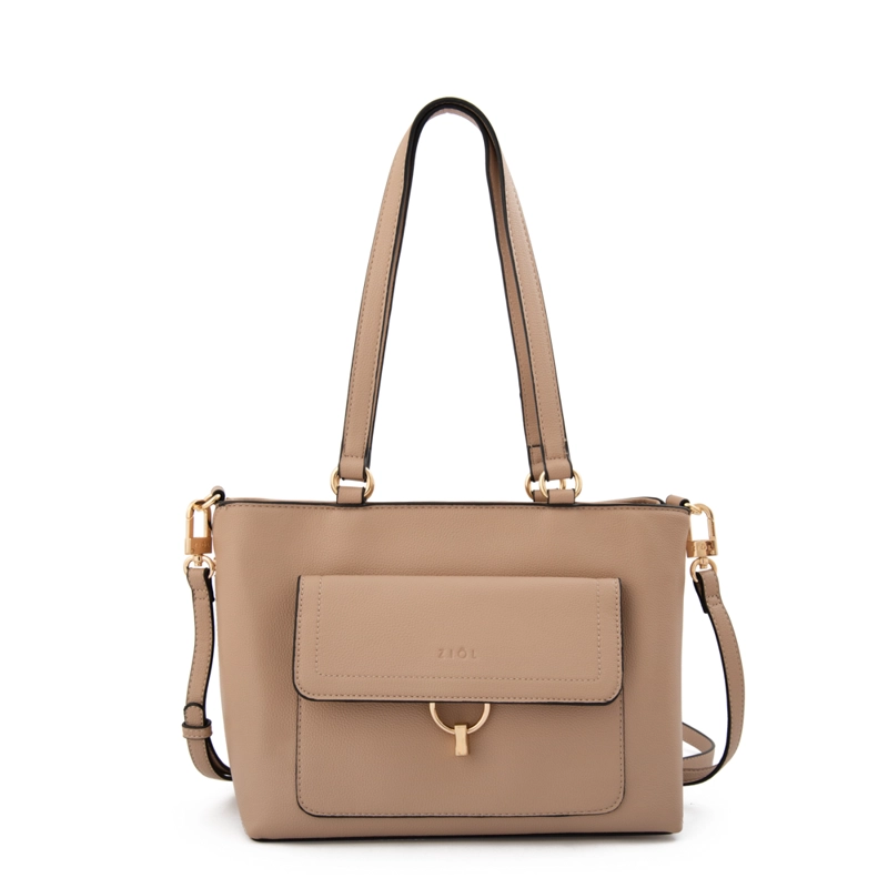 CARTERA BANDOLERA GRISELDA MEDIANA BEIGE - 1