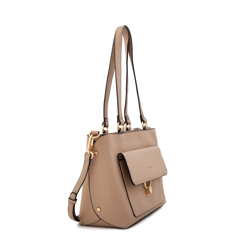 CARTERA BANDOLERA GRISELDA MEDIANA BEIGE - 2