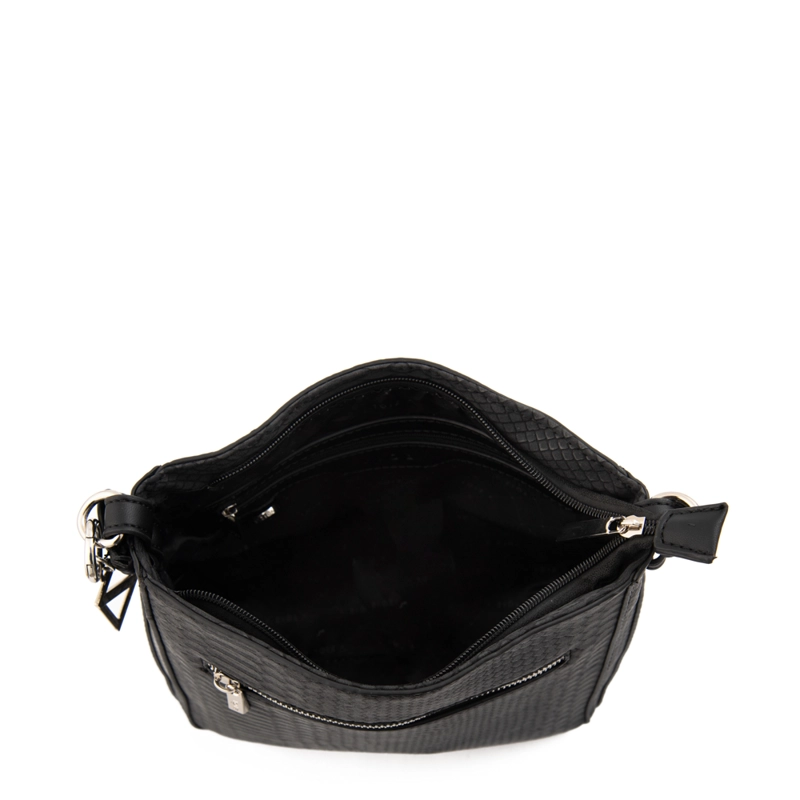 CARTERA BANDOLERA POLETE MEDIANA NEGRO ESPECIAL - 4