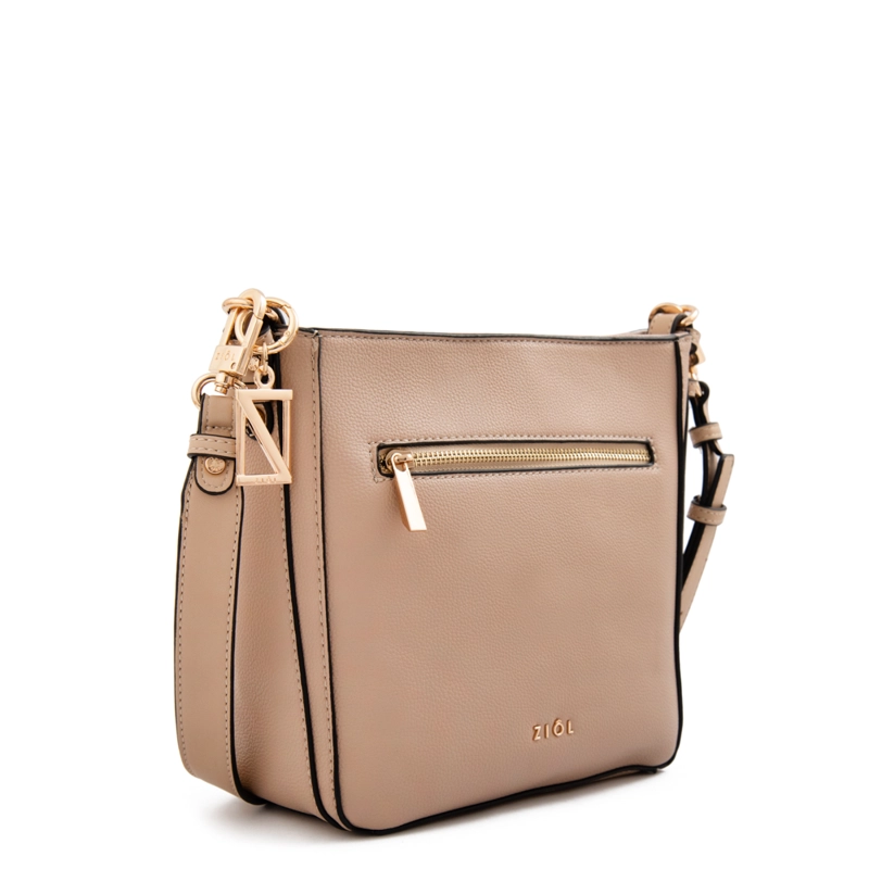 CARTERA BANDOLERA POLETE MEDIANA BEIGE - 2