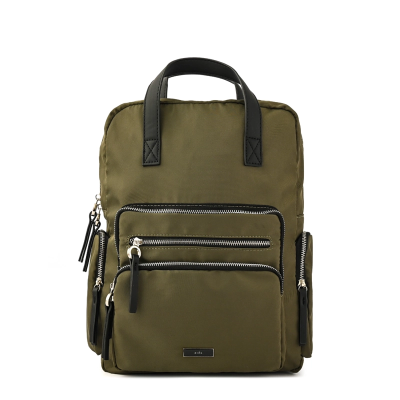 MOCHILA PORTA NOTEBOOK ZAMORA GRANDE VERDE OLIVA - 1