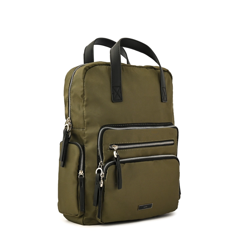 MOCHILA PORTA NOTEBOOK ZAMORA GRANDE VERDE OLIVA - 2