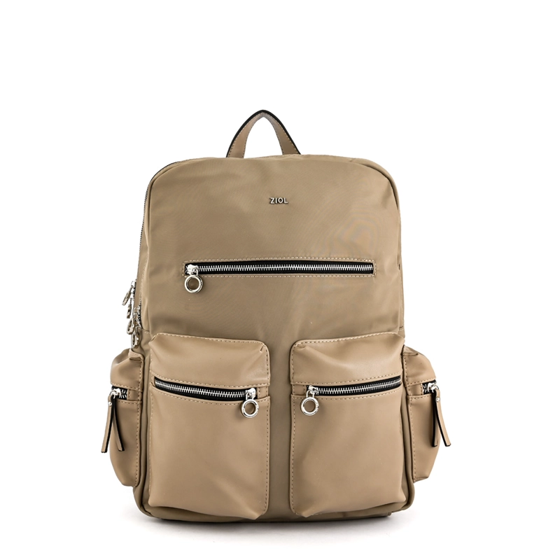 MOCHILA PORTA NOTEBOOK VALERY GRANDE TAUPE - 1