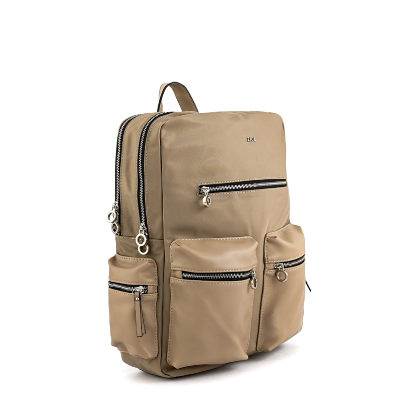 MOCHILA PORTA NOTEBOOK VALERY GRANDE TAUPE - 2