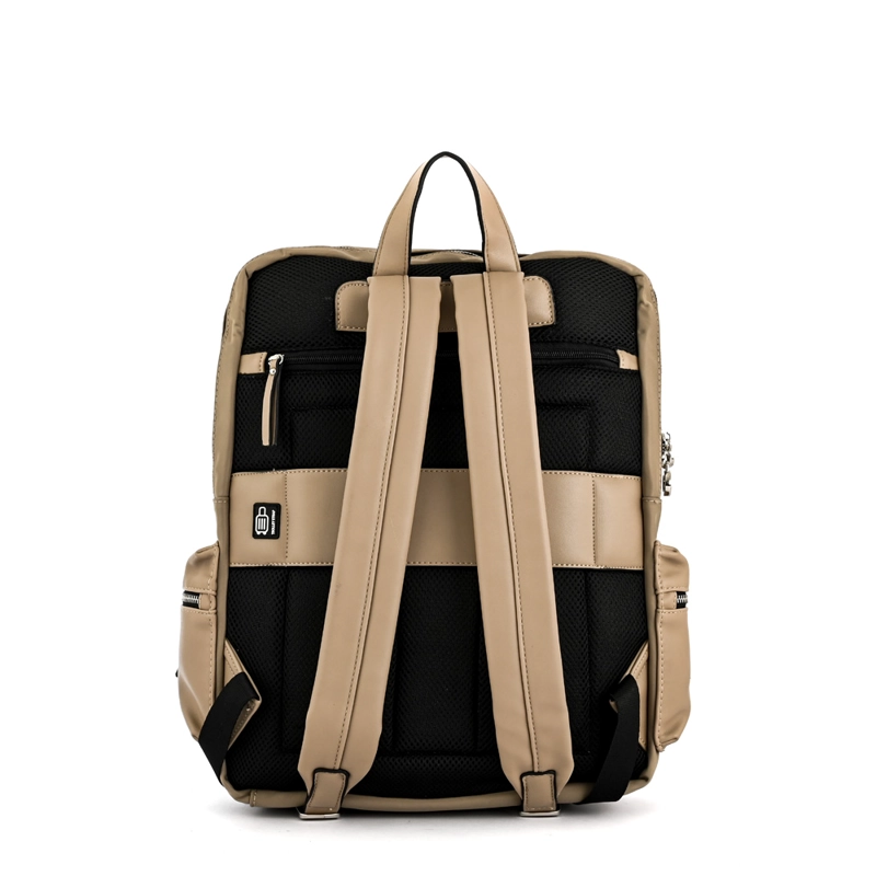 MOCHILA PORTA NOTEBOOK VALERY GRANDE TAUPE - 3