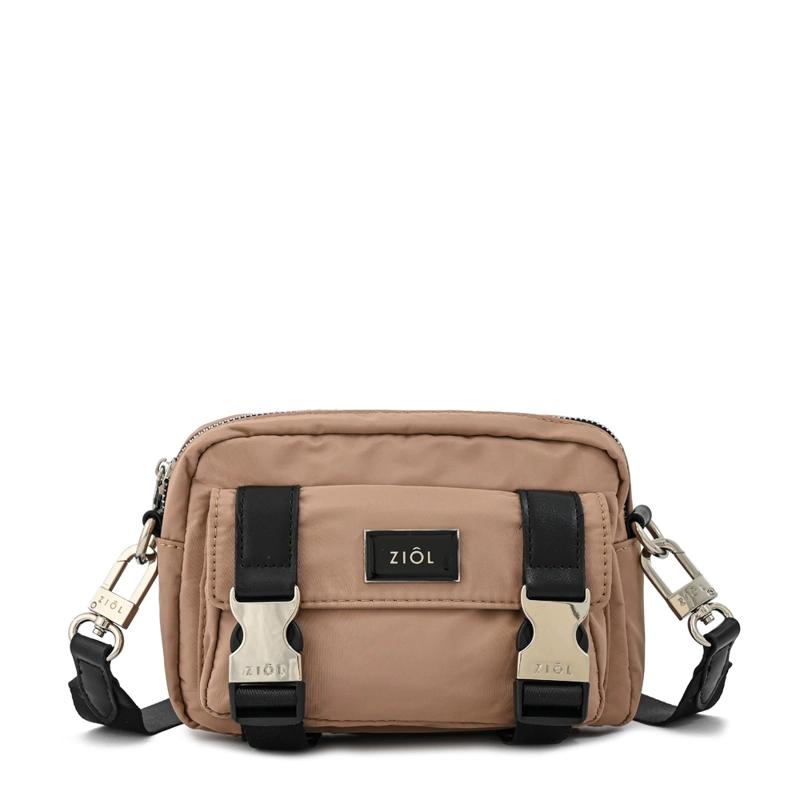 CARTERA BANDOLERA DIANA PEQUEÑA BEIGE - 1