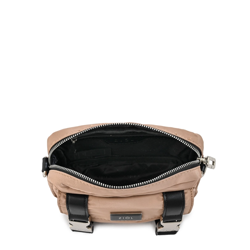 CARTERA BANDOLERA DIANA PEQUEÑA BEIGE - 4