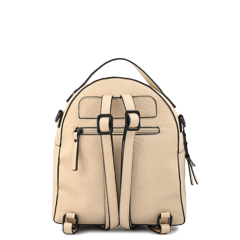 MOCHILA NICKI MEDIANA BLANCO CRUDO - 3