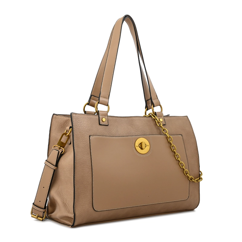 CARTERA TOTE PORTA NOTEBOOK NINA GRANDE BEIGE - 2