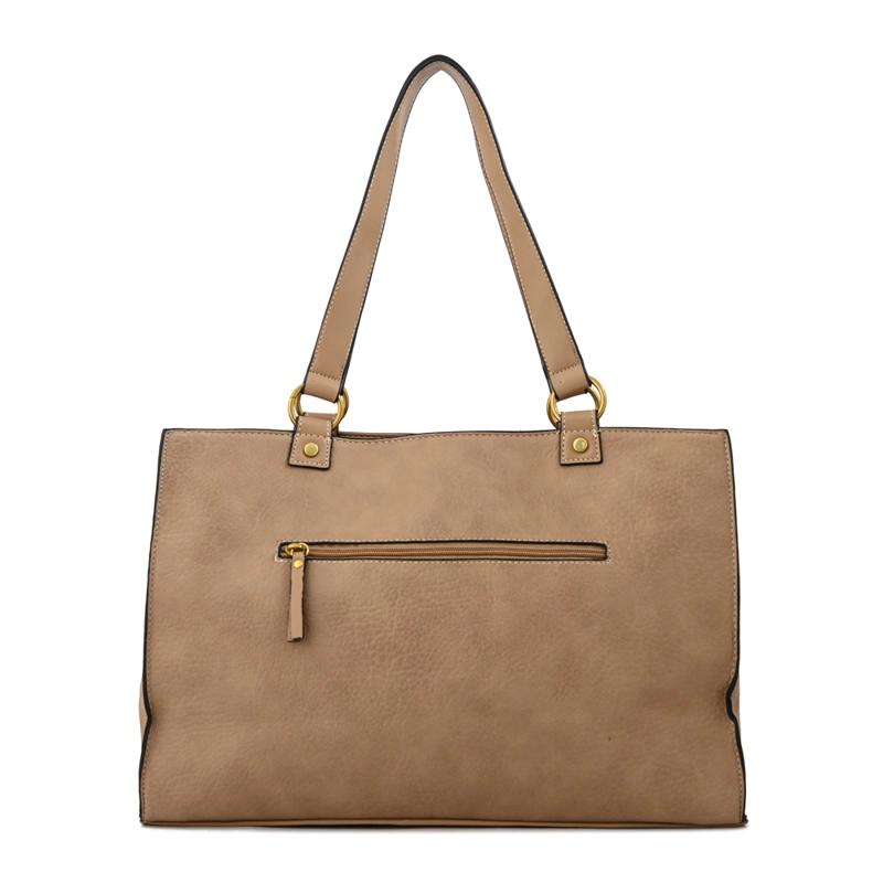 CARTERA TOTE PORTA NOTEBOOK NINA GRANDE BEIGE - 3