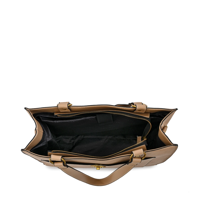CARTERA TOTE PORTA NOTEBOOK NINA GRANDE BEIGE - 4