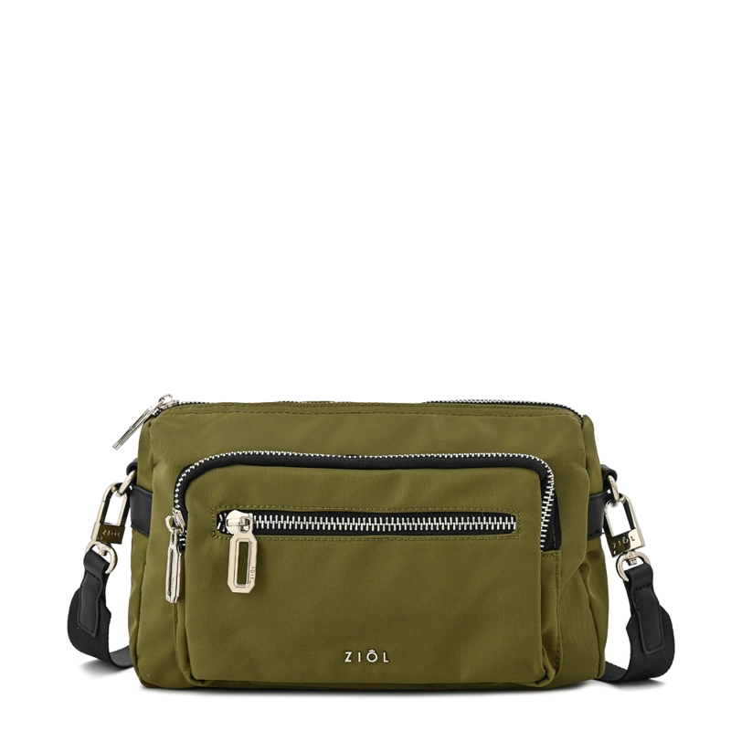 CARTERA BANDOLERA RUBY MEDIANA VERDE OLIVA - 1