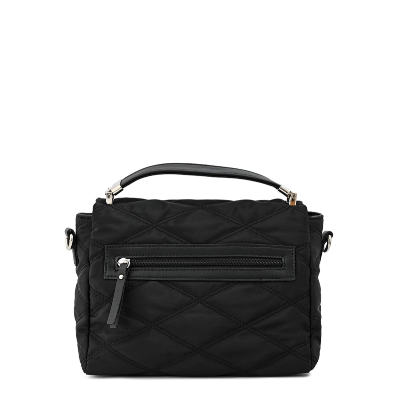 CARTERA BANDOLERA CON TAPA ELVIRA PEQUEÑA NEGRO - 3