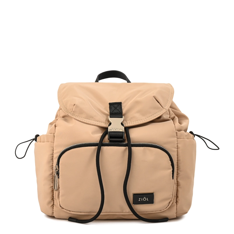 MOCHILA LUNA MEDIANA BEIGE - 1