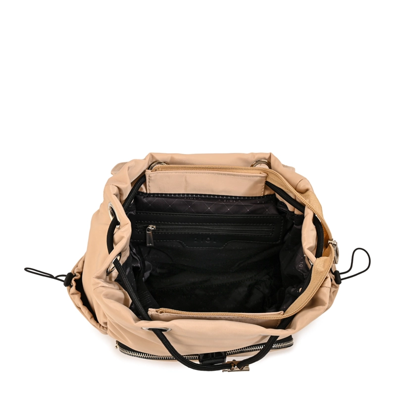 MOCHILA LUNA MEDIANA BEIGE - 4