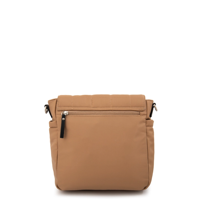 CARTERA BANDOLERA BANDOLERA BELINA MEDIANA BEIGE OSCURO - 3
