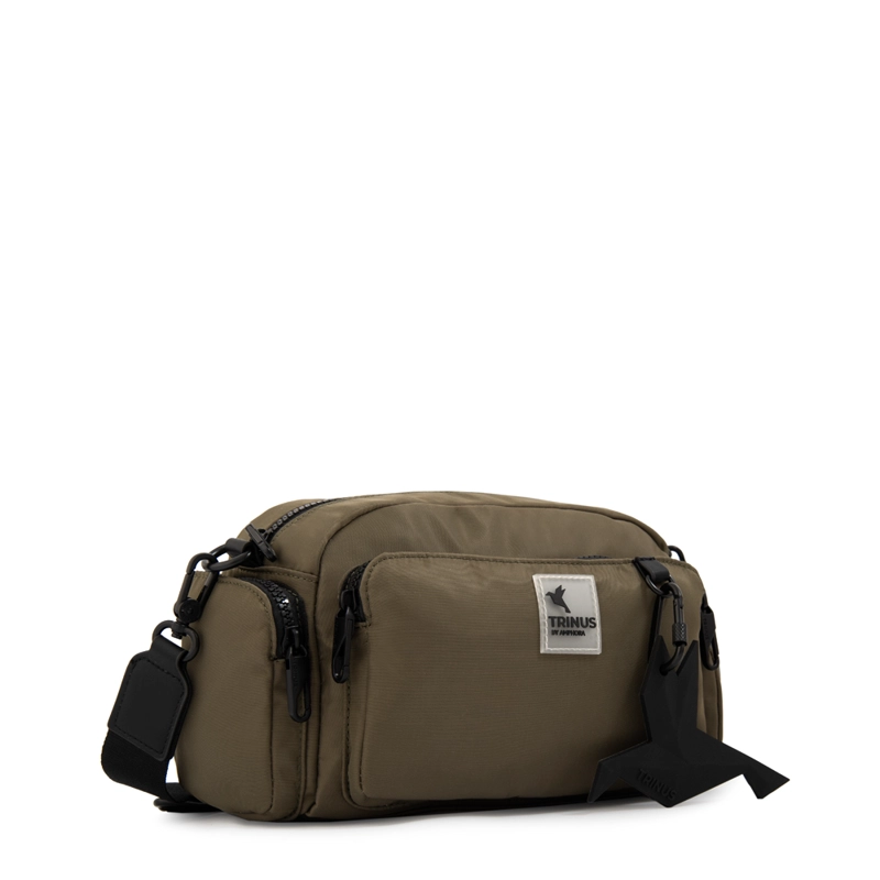 CARTERA BANDOLERA MEDIANA LORENZA VERDE OLIVA - 2