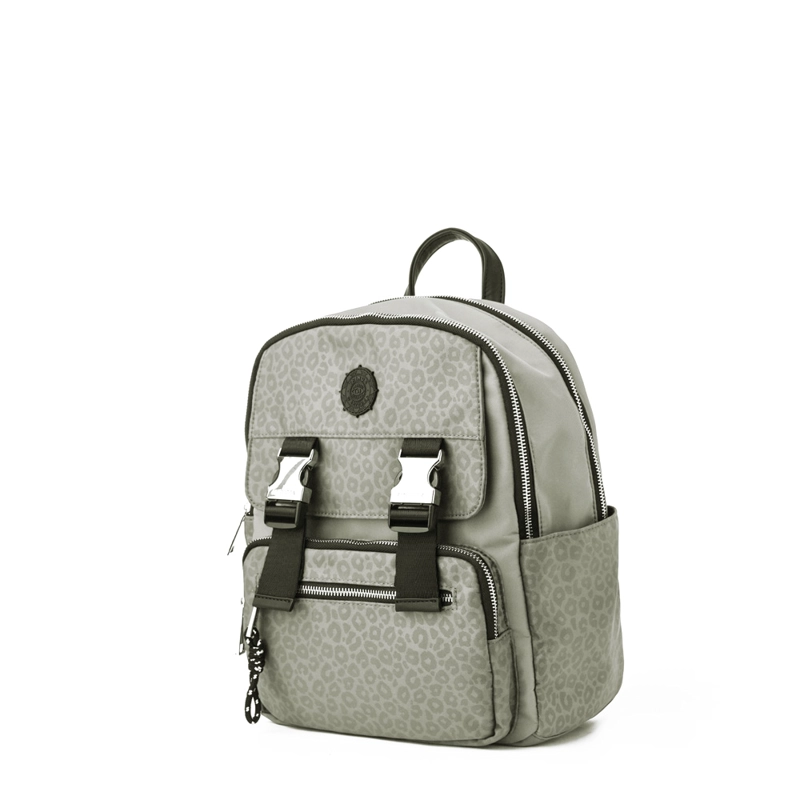 MOCHILA COLLEGE MEDIANA TAUPE - 2