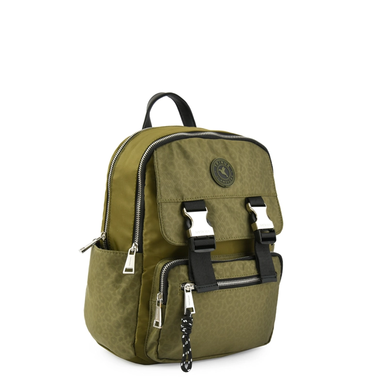 MOCHILA COLLEGE MEDIANA VERDE OLIVA - 2