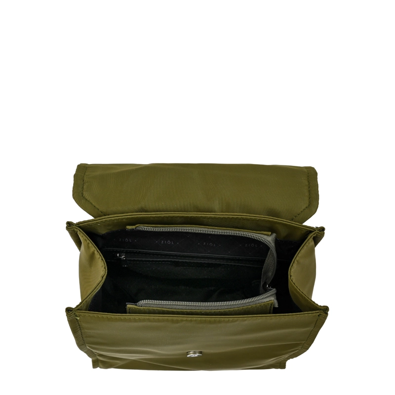 MOCHILA KATYNA MEDIANA VERDE OLIVA - 4