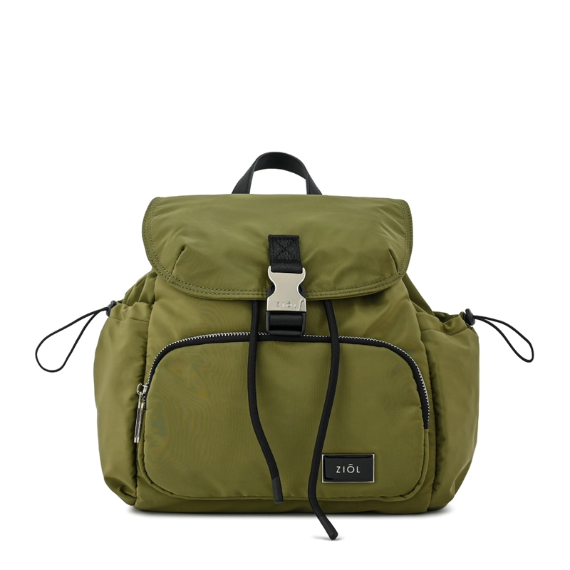 MOCHILA LUNA MEDIANA VERDE OLIVA - 1