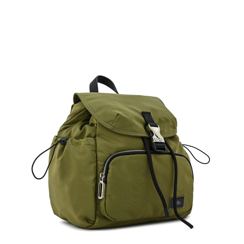 MOCHILA LUNA MEDIANA VERDE OLIVA - 2