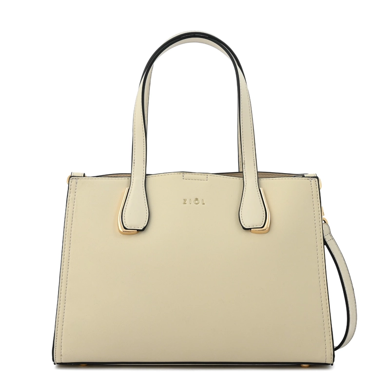 CARTERA TOTE FELICIA MEDIANA BLANCO CRUDO - 1