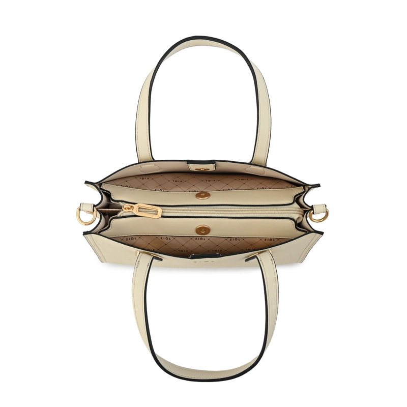 CARTERA TOTE FELICIA MEDIANA BLANCO CRUDO - 4