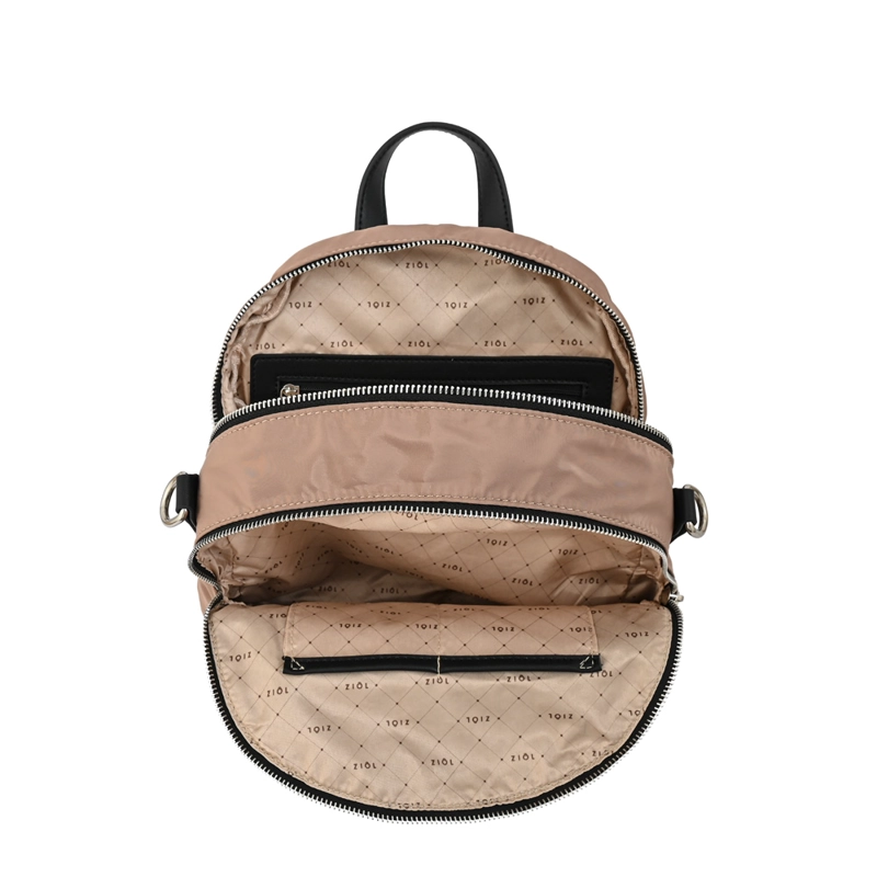 MOCHILA LISETTE MEDIANA BEIGE OSCURO - 4