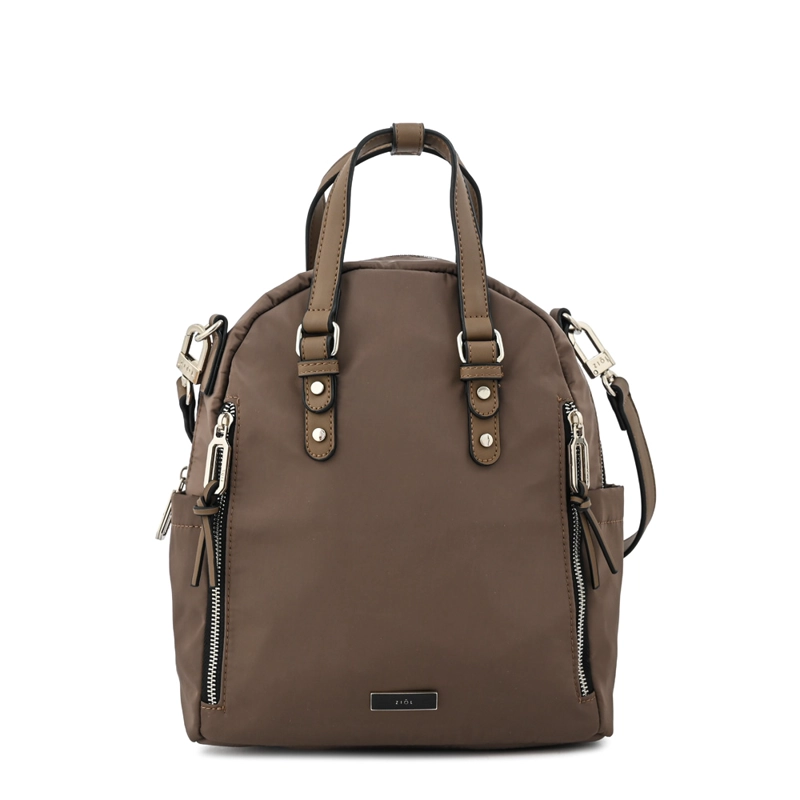 MOCHILA PENNY MEDIANA TAUPE OSCURO - 1