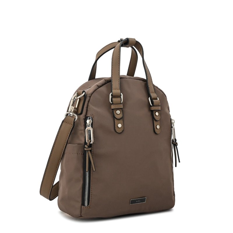 MOCHILA PENNY MEDIANA TAUPE OSCURO - 2