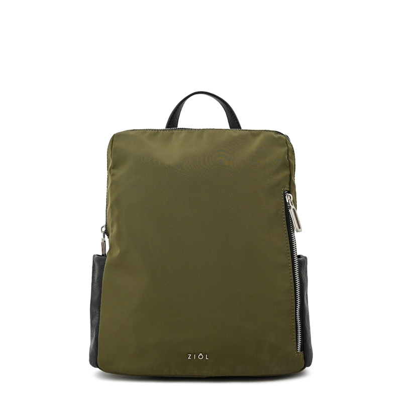 MOCHILA DEVI MEDIANA VERDE OLIVA - 1