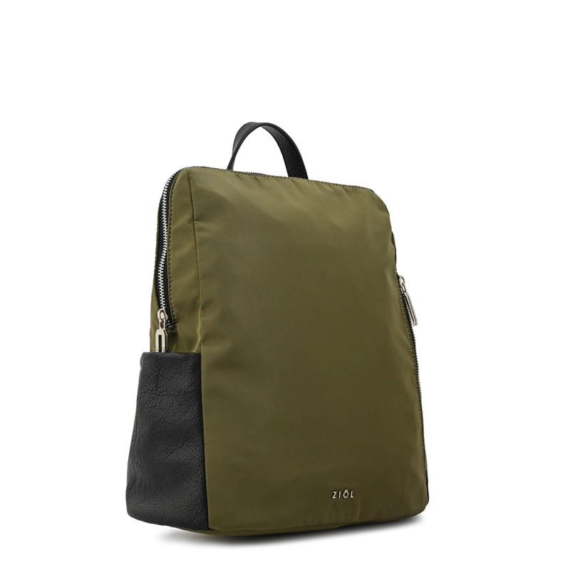 MOCHILA DEVI MEDIANA VERDE OLIVA - 2