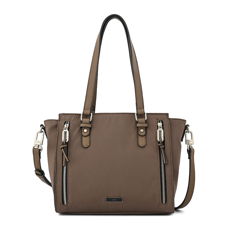 CARTERA TOTE TRES DIVISIONES PENNY GRANDE TAUPE OSCURO - 1