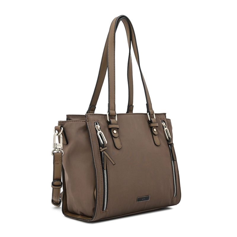 CARTERA TOTE TRES DIVISIONES PENNY GRANDE TAUPE OSCURO - 2