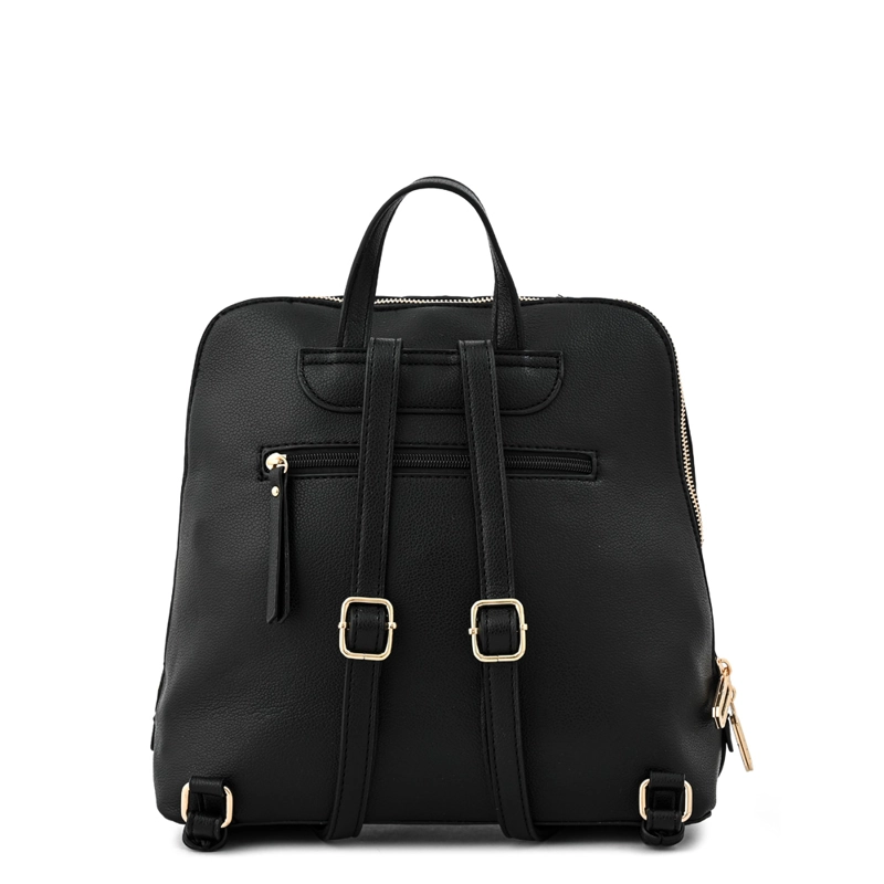 MOCHILA CRETA MEDIANA NEGRO - 3