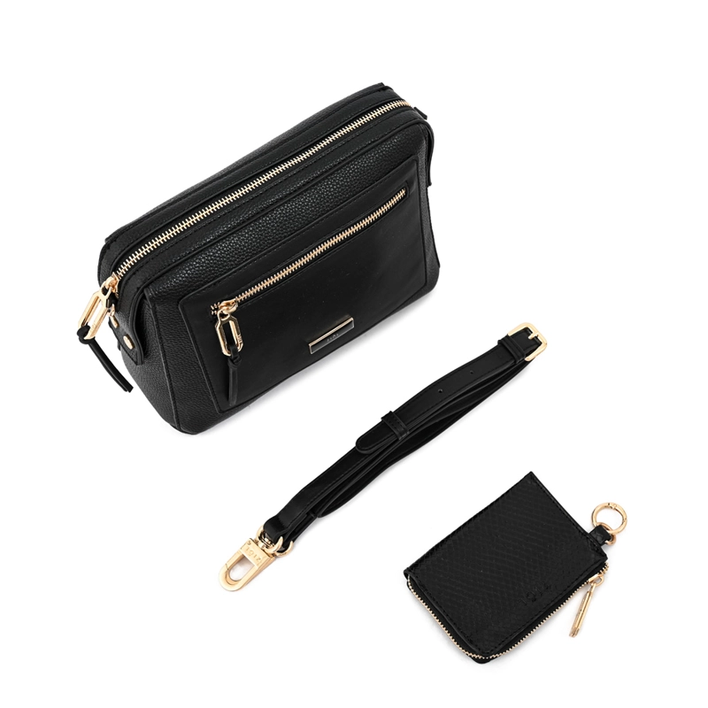 CARTERA BANDOLERA ZIA MEDIANA NEGRO - 5