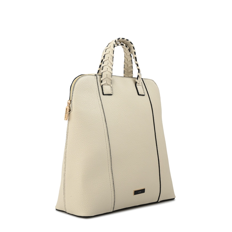 MOCHILA ROSITA MEDIANA BLANCO CRUDO - 2