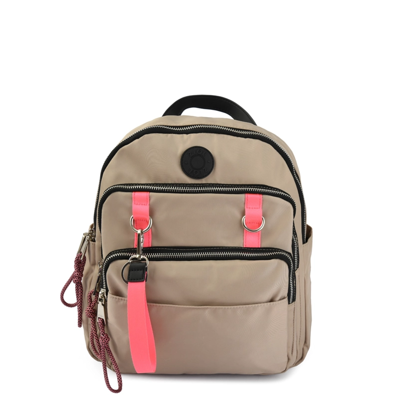 MOCHILA MEDIANA SENAVI TAUPE - 1