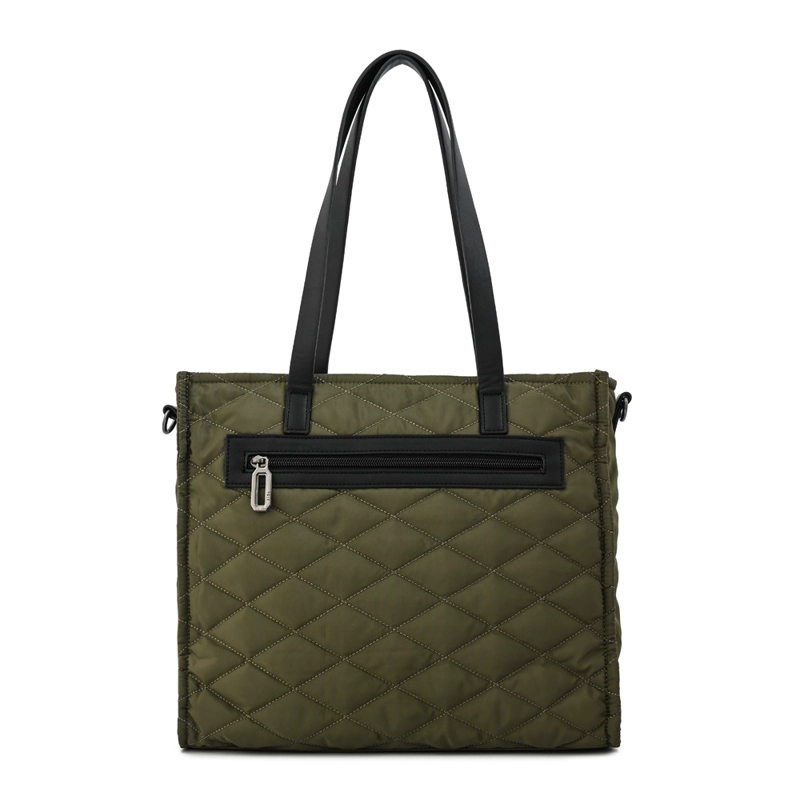 CARTERA TOTE PORTA NOTEBOOK CERSEI GRANDE VERDE OLIVA - 3